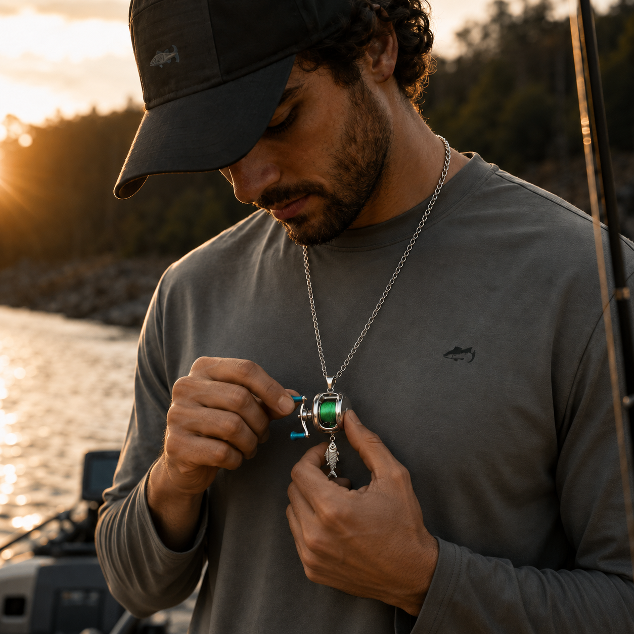 Fishing Reel Pendant
